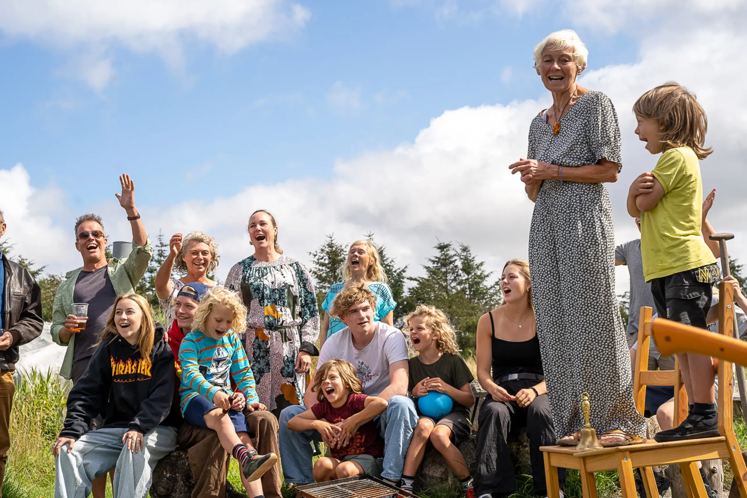 Familiefest i Madsmedjens naturrige rammer | Foto: Kristian Skjødt